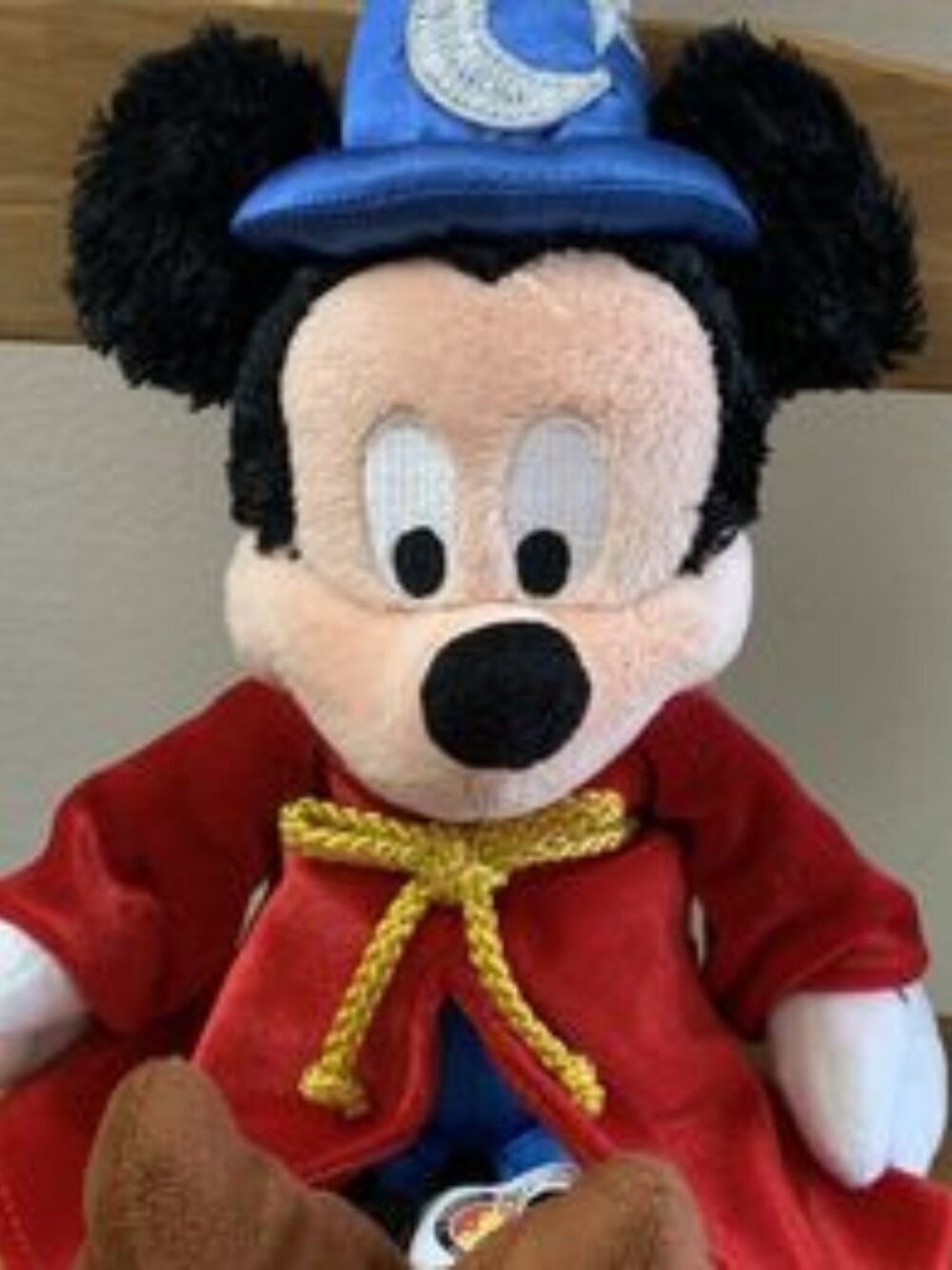 Disney Parks Sorcerer Mickey Mouse Plush Toy